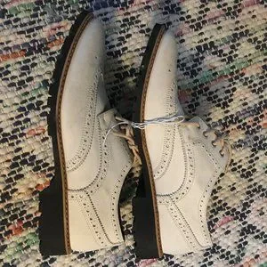 NEW MIKEKONOS Mike Konos Wingtip Lace Up Leather Oxford Shoes Made in Italy 9.5 MIKE KONOS Italy Cap Toe Wingtip Oxford Black Leather Men main image 4